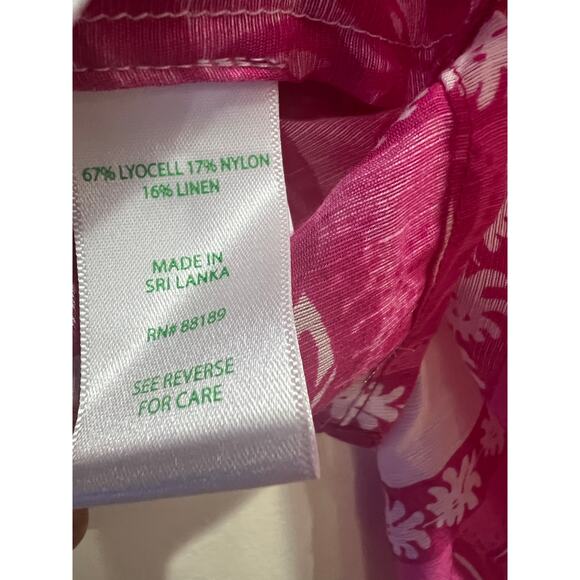 NEW NWT Lilly Pulitzer Passion Fruit Jungle Escape Kiran Button-Down Top Size S - Picture 9 of 9